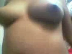 The dark-skinned friend just likes to screw the hotwife's cleft and engulf her bosom.